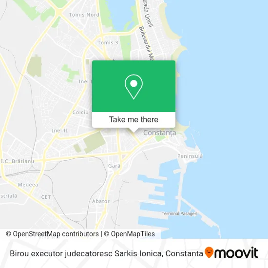 Birou executor judecatoresc Sarkis Ionica map