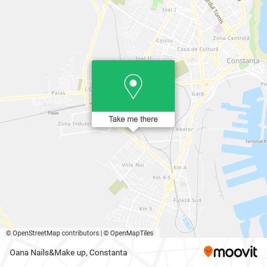 Oana Nails&Make up map