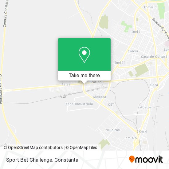 Sport Bet Challenge map
