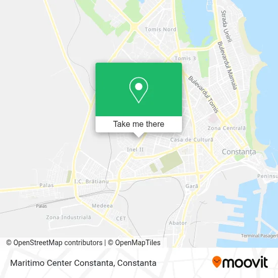 Maritimo Center Constanta map