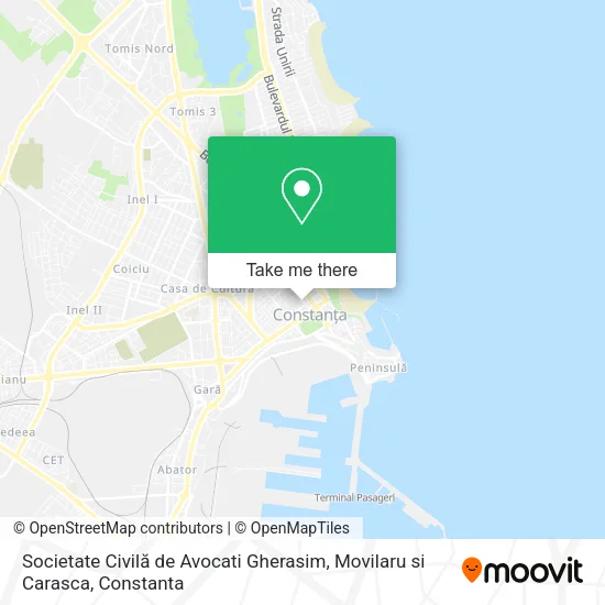 Societate Civilă de Avocati   Gherasim, Movilaru si Carasca map