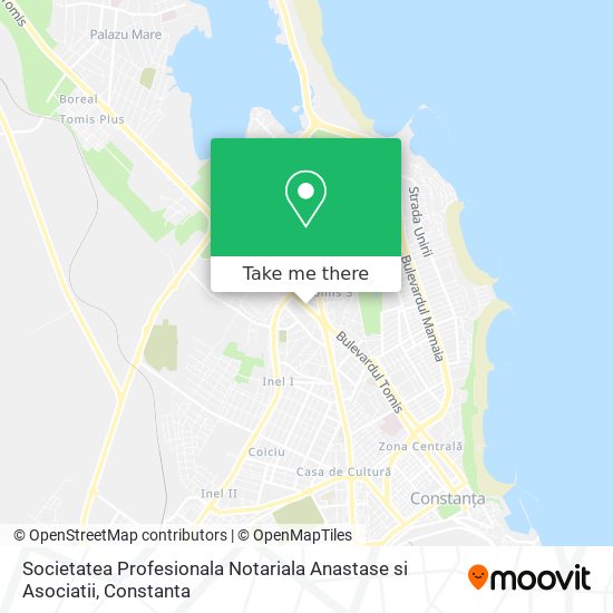 Societatea Profesionala Notariala Anastase si Asociatii map
