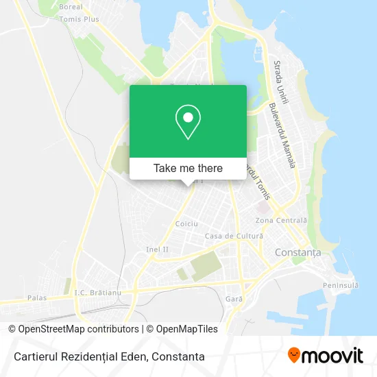 Cartierul Rezidențial Eden map