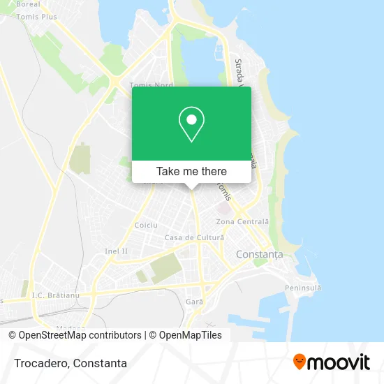 Trocadero map