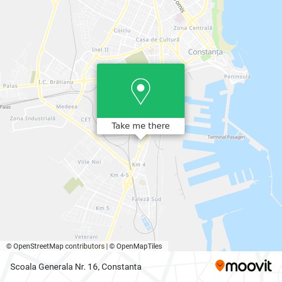 Scoala Generala Nr. 16 map