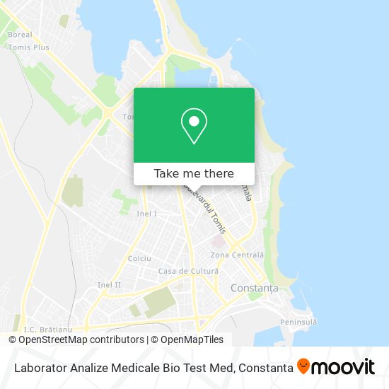 Laborator Analize Medicale Bio Test Med map