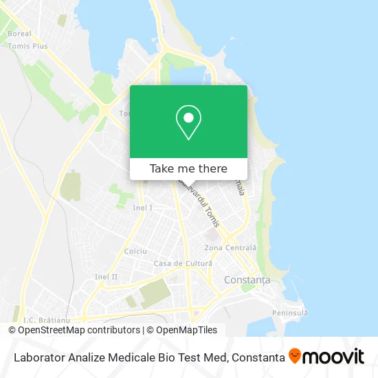 Laborator Analize Medicale Bio Test Med map