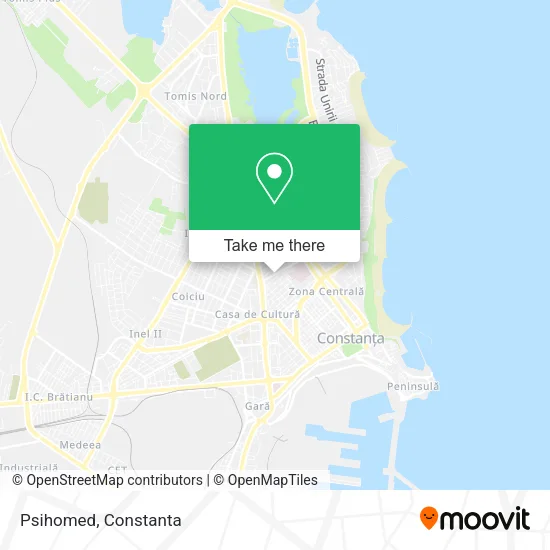 Psihomed map