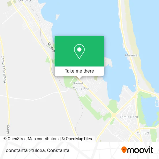 constanta >tulcea map