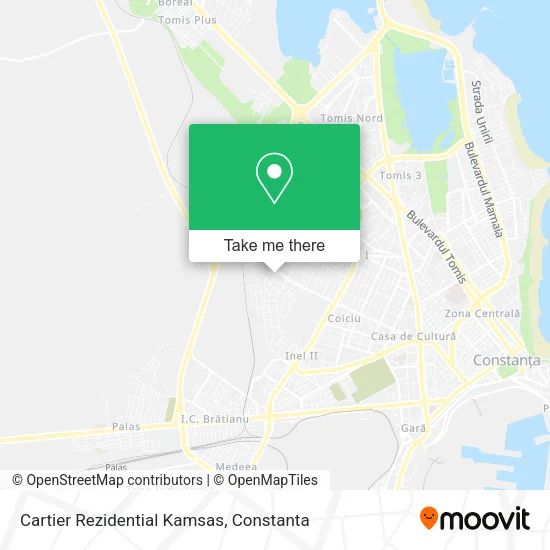 Cartier Rezidential  Kamsas map