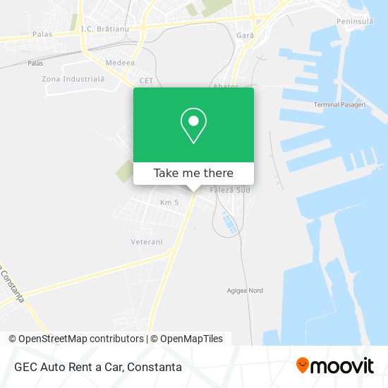 GEC Auto Rent a Car map