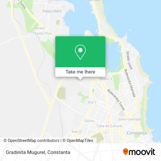 Gradinita  Mugurel map