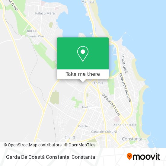 Garda De Coastă Constanța map