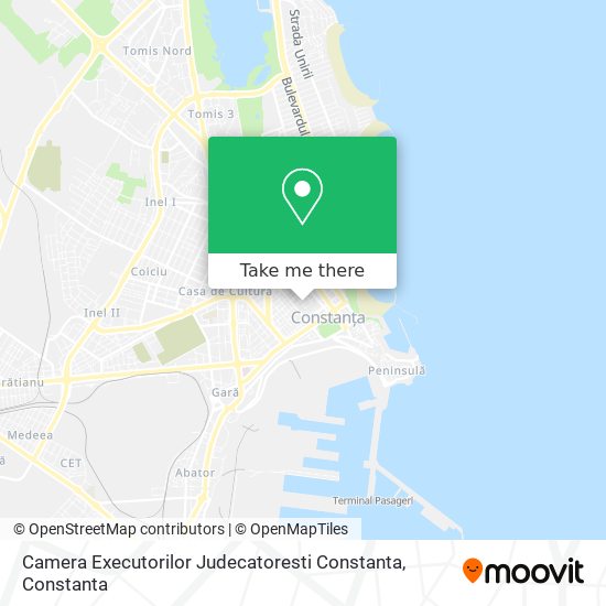 Camera Executorilor Judecatoresti Constanta map