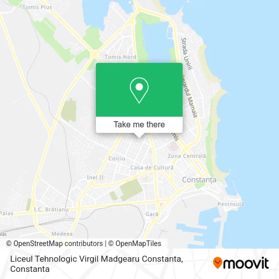 Liceul Tehnologic  Virgil Madgearu  Constanta map