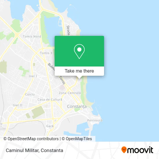 Caminul Militar map