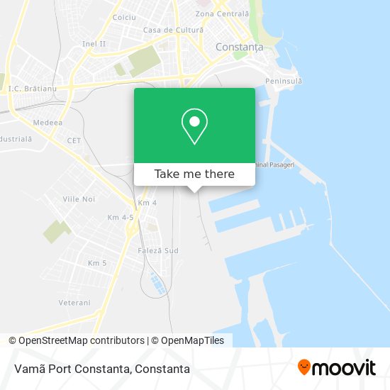 Vamã Port Constanta map