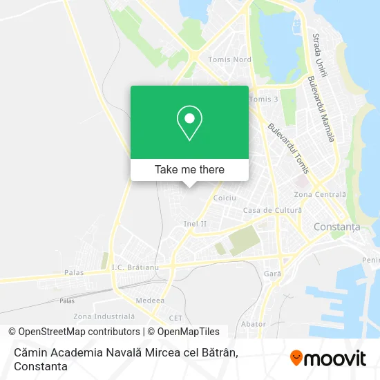 Cămin Academia Navală  Mircea cel Bătrân map