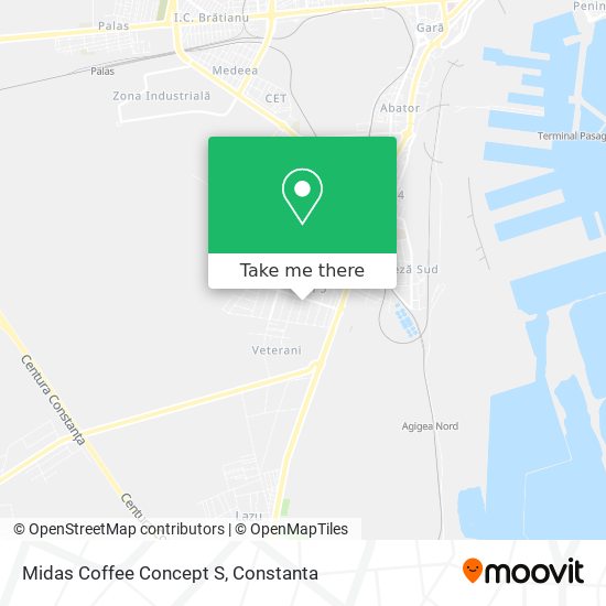 Midas Coffee Concept S map