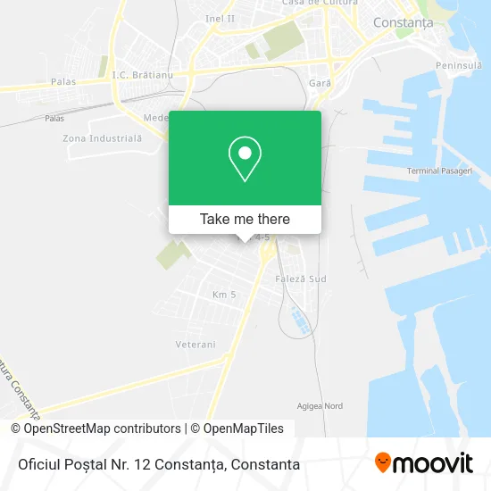 Oficiul Poștal Nr. 12 Constanța map