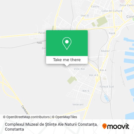 Complexul Muzeal de Științe Ale Naturii Constanța map