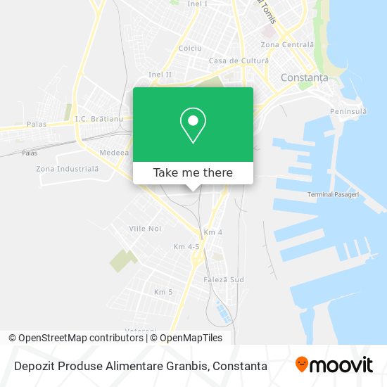 Depozit Produse Alimentare Granbis map