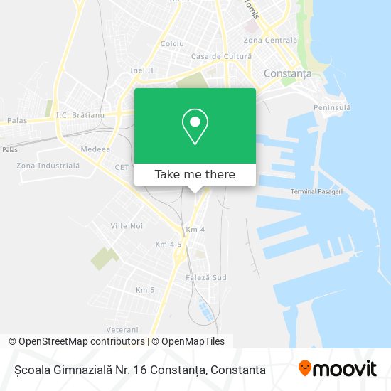 Școala Gimnazială Nr. 16 Constanța map