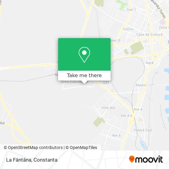 La Fântâna map