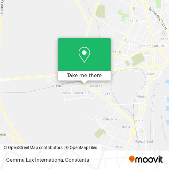 Gemma Lux Internationa map