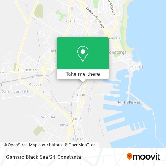 Gamaro Black Sea Srl map