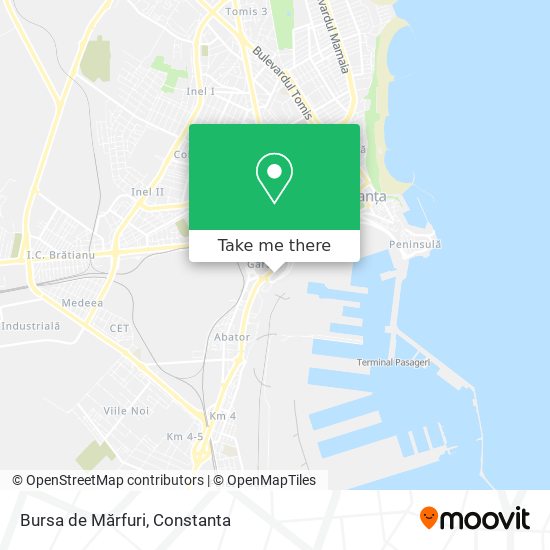 Bursa de Mărfuri map