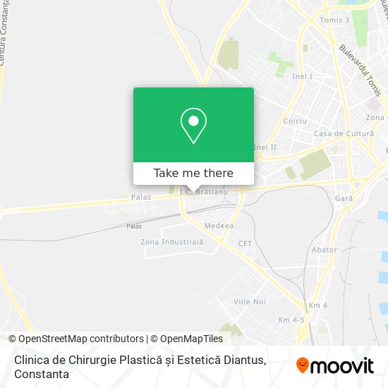 Clinica de Chirurgie Plastică și Estetică Diantus map