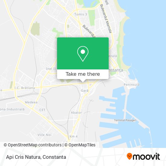 Api Cris Natura map