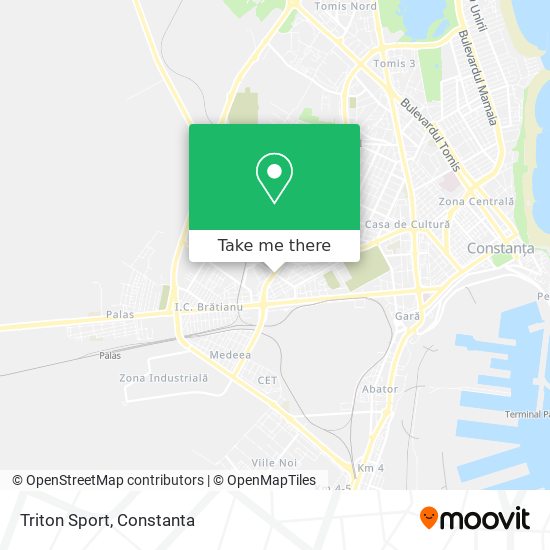 Triton Sport map