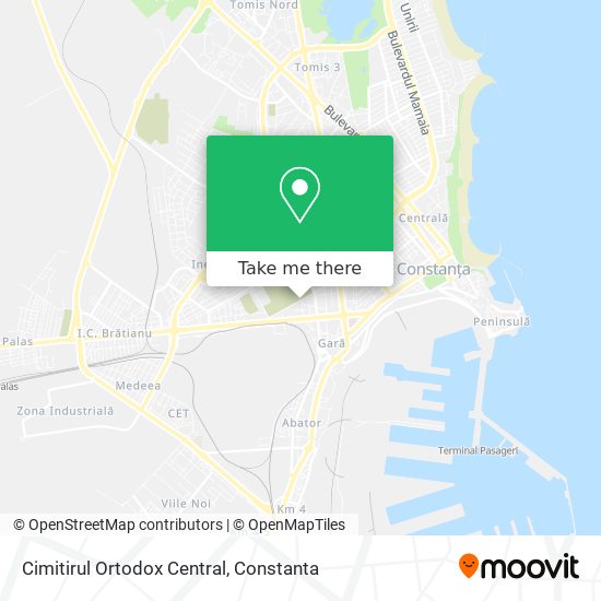 Cimitirul Ortodox Central map