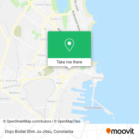 Dojo Bodai Shin Ju-Jitsu map