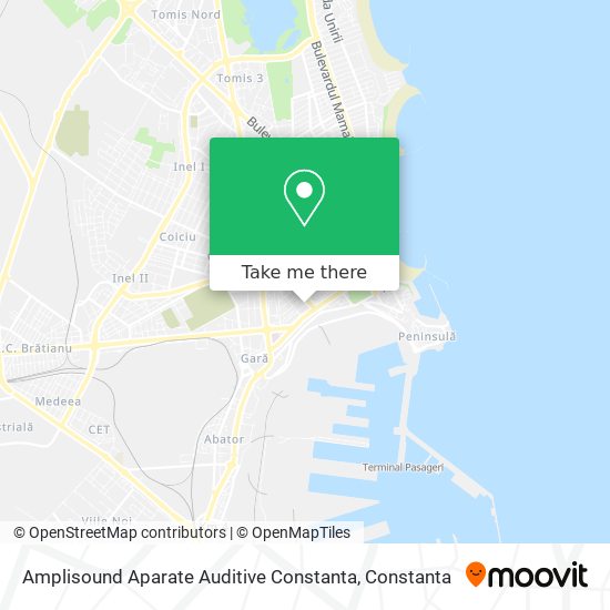 Amplisound Aparate Auditive Constanta map