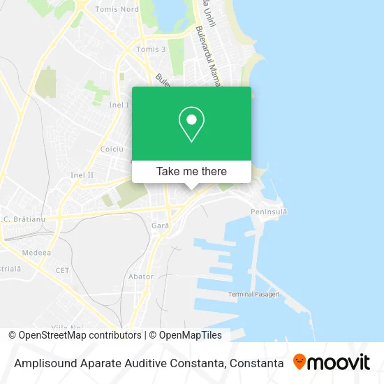Amplisound Aparate Auditive Constanta map