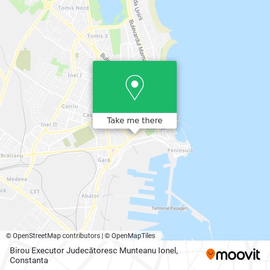 Birou Executor Judecătoresc Munteanu Ionel map