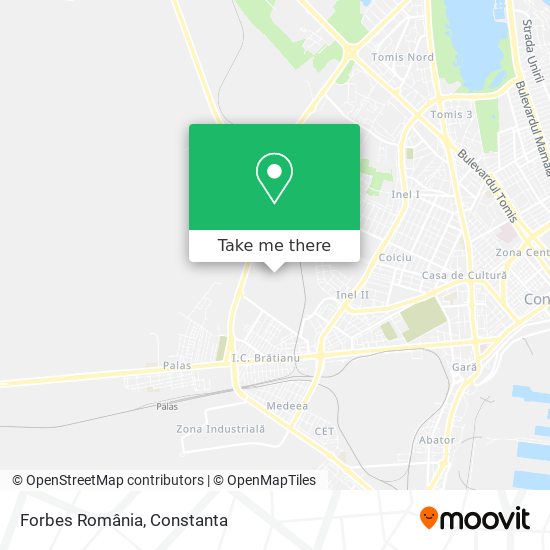 Forbes România map