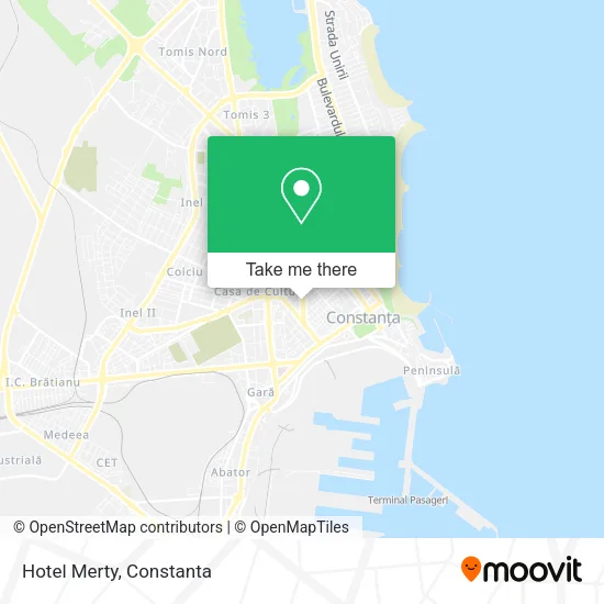 Hotel Merty map