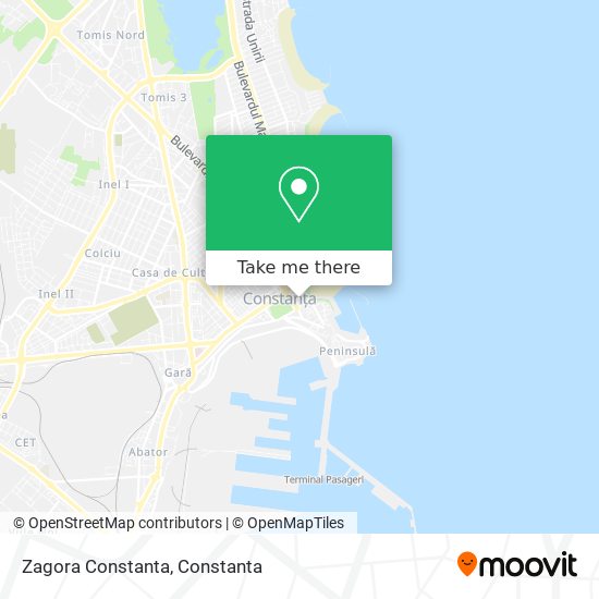 Zagora Constanta map