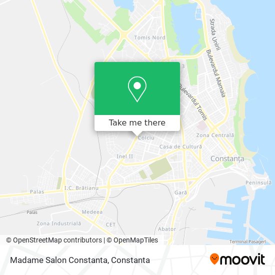 Madame Salon Constanta map