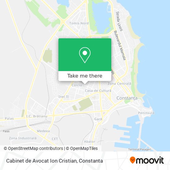 Cabinet de Avocat Ion Cristian map