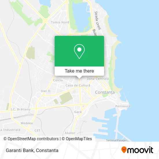 Garanti Bank map
