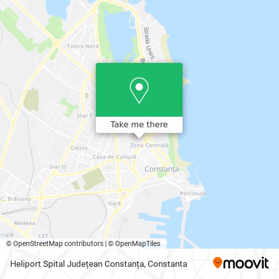 Heliport Spital Județean Constanța map