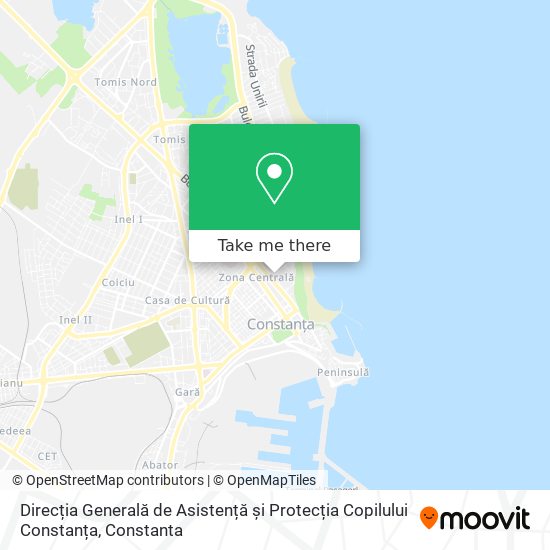 Direcția Generală de Asistență și Protecția Copilului Constanța map