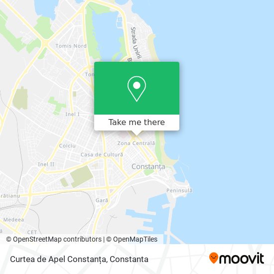 Curtea de Apel Constanța map