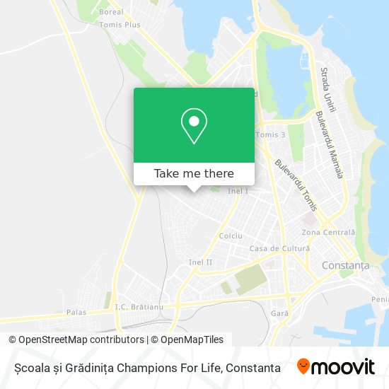 Școala și Grădinița Champions For Life map