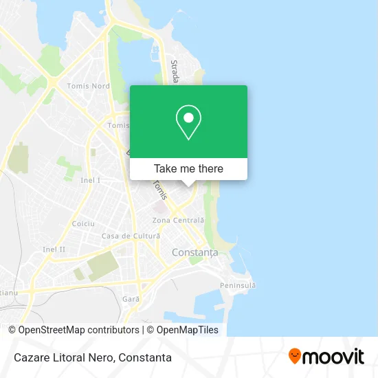 Cazare Litoral Nero map